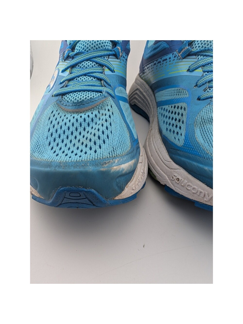 Saucony Guide Women's Size 8.5 Blue Sneakers Running Shoes Silver - Picture 3 of 9